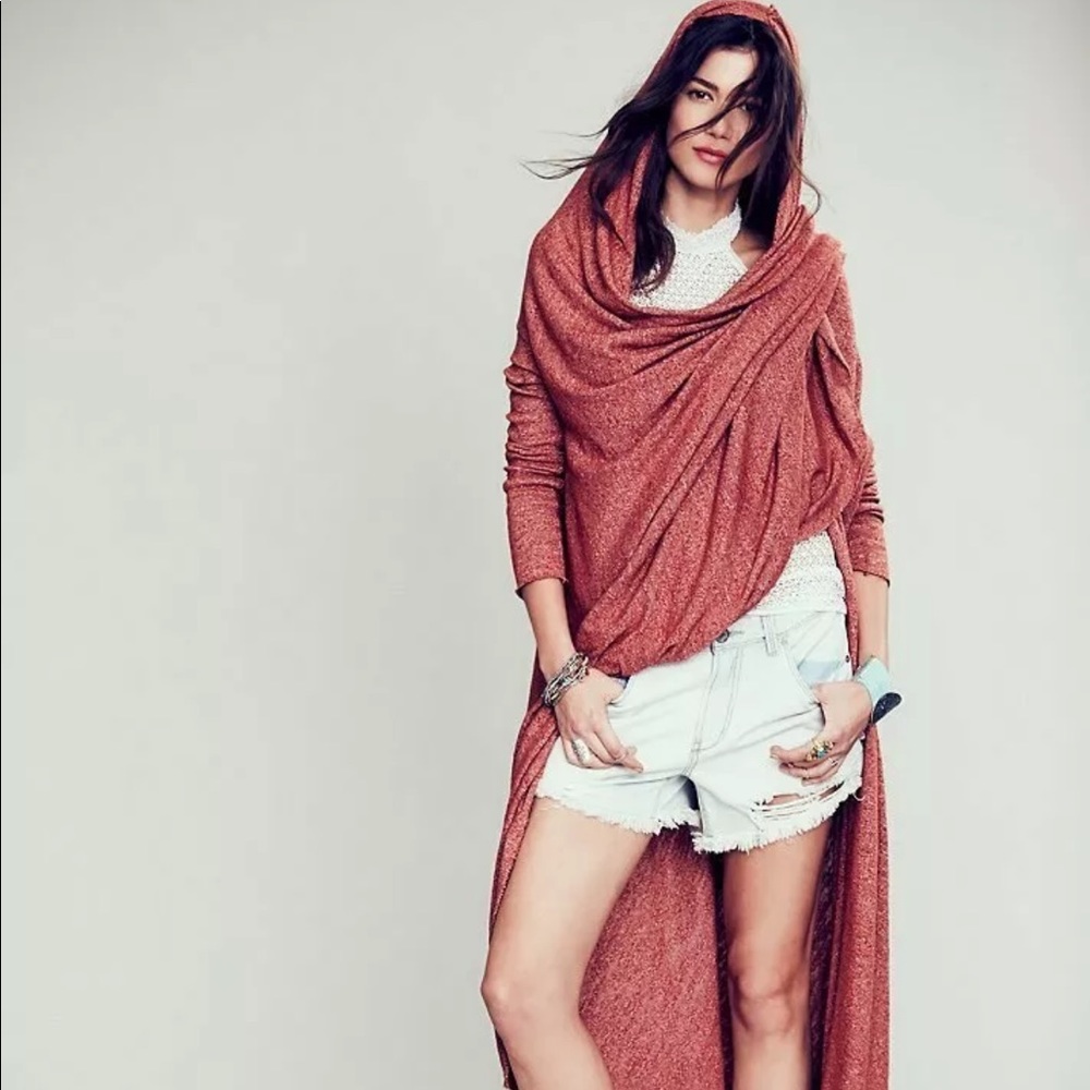 Free People Maxi Afternoon Wrap Olive or Sienna